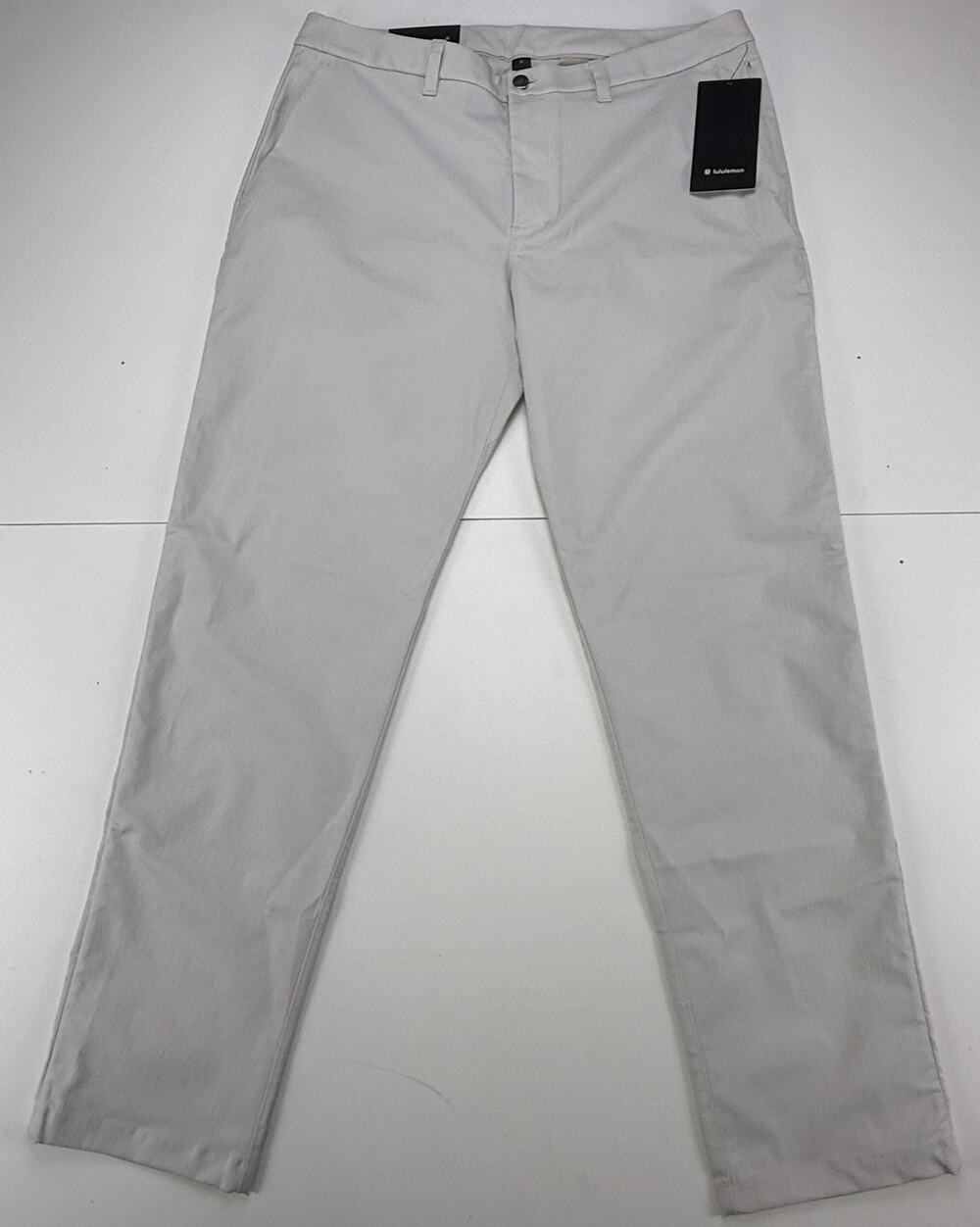 Lululemon ABC Classic Fit Trouser Mens 36x34 Bone Twill Pants NWT